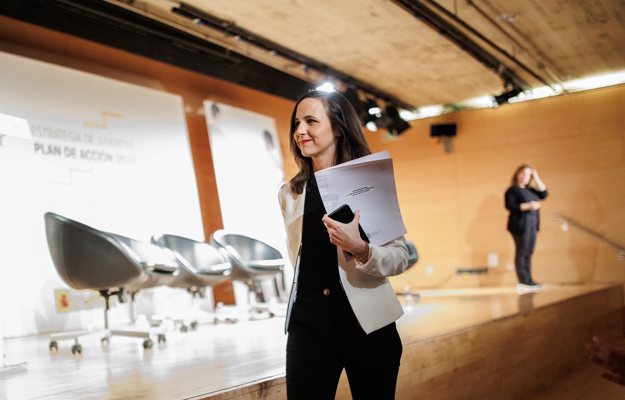 La secretaria general de Unidas Podemos. Ione Belarra