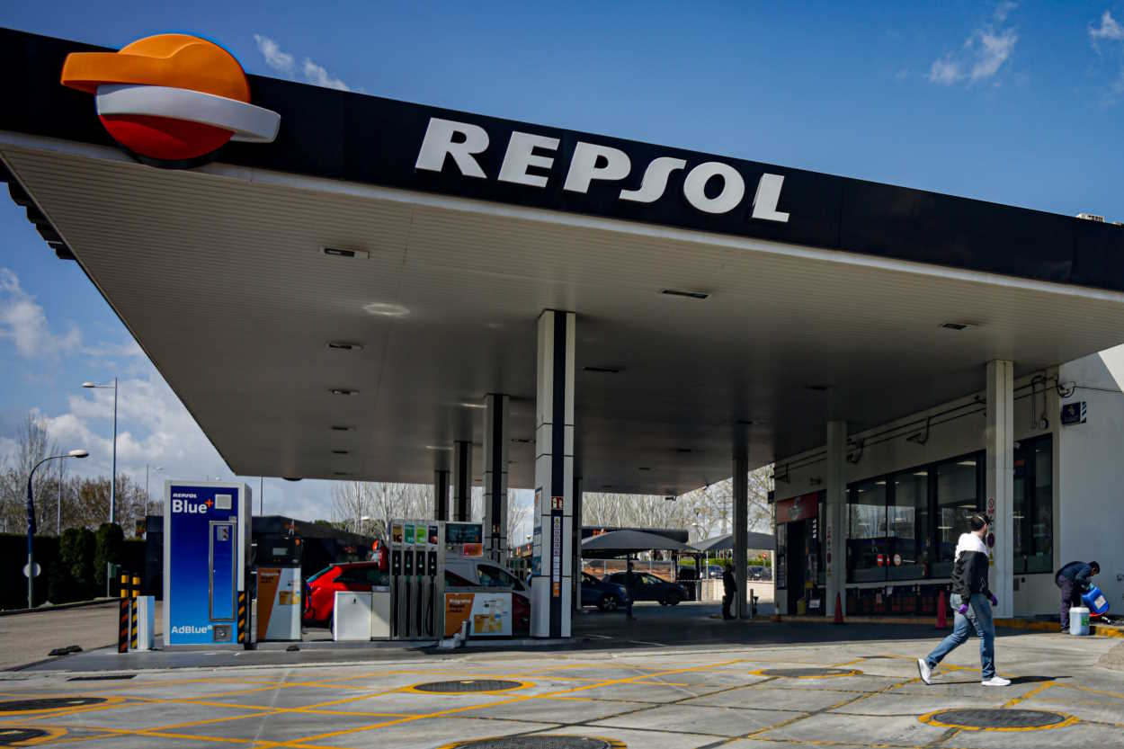 Gasolinera de Repsol. EP