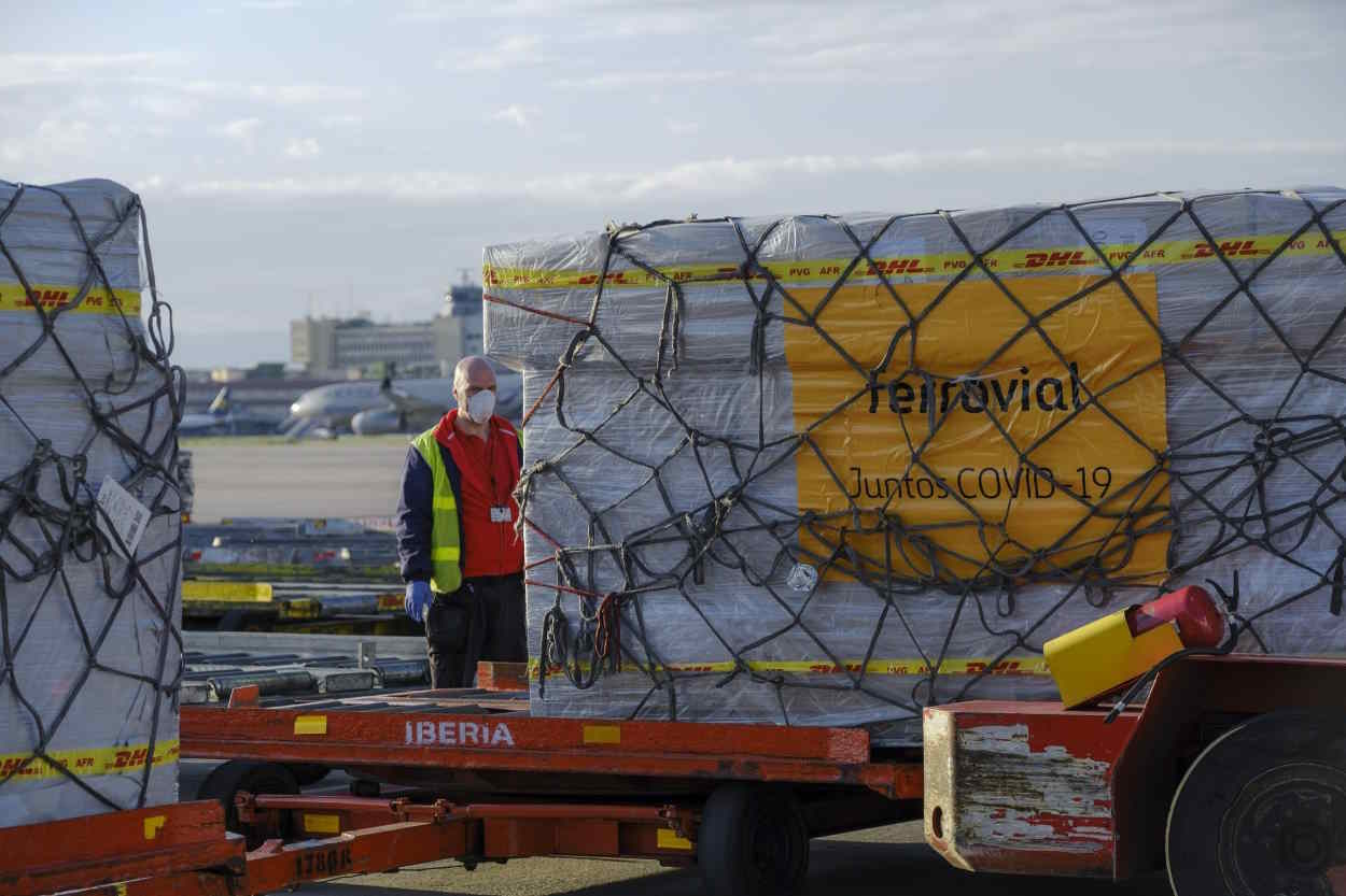 Envío de Ferrovial durante el coronavirus. EP