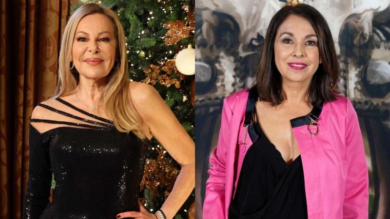 Ana Obregón e Isabel Gemio posando en diferentes eventos mediáticos. EP