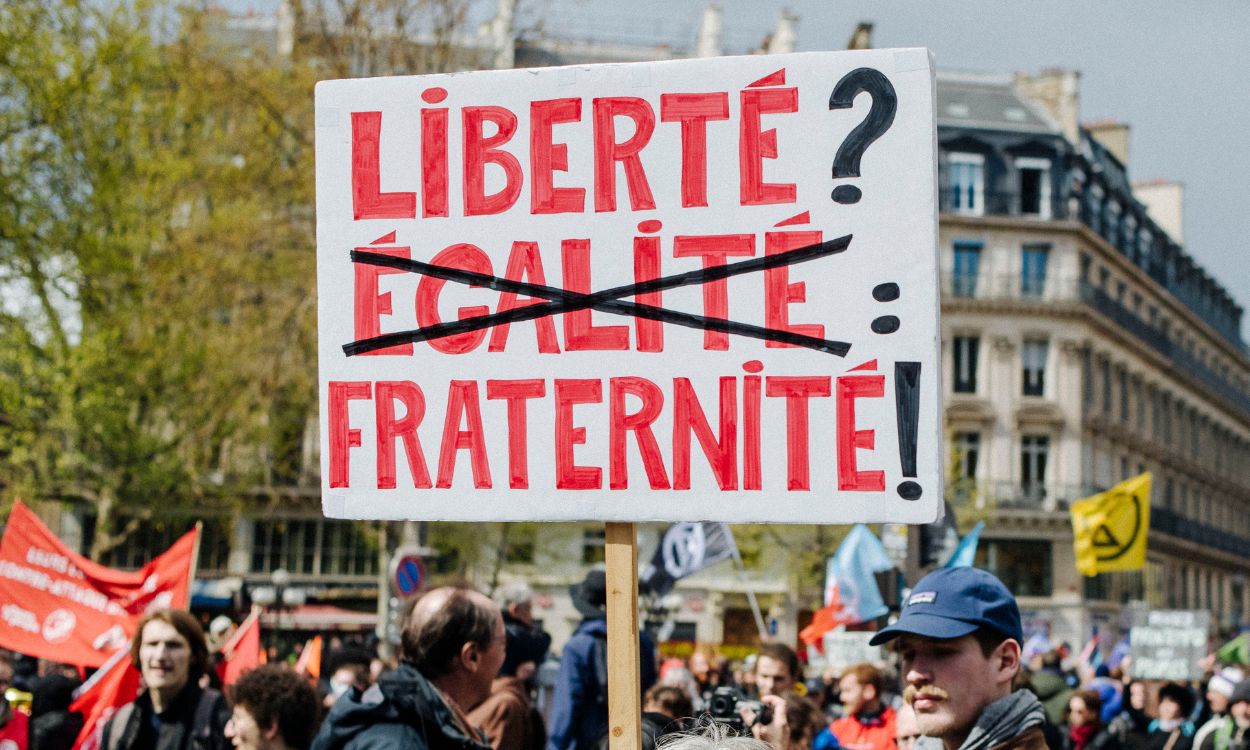 Manifestación contra la reforma de las pensiones en Francia. EP