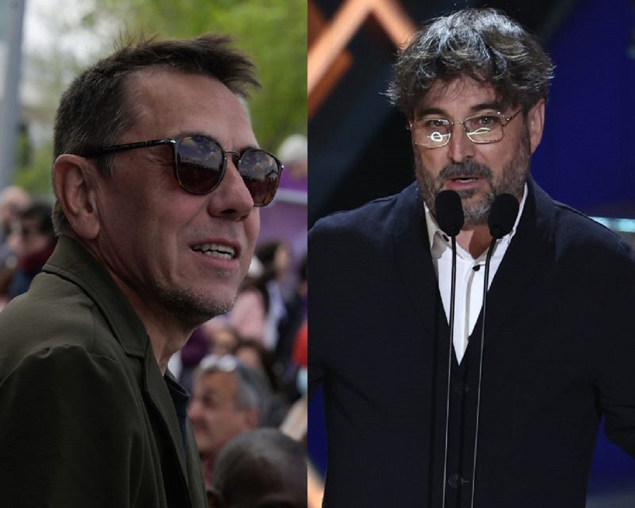 Juan Carlos Monedero y Jordi Évole. Canva