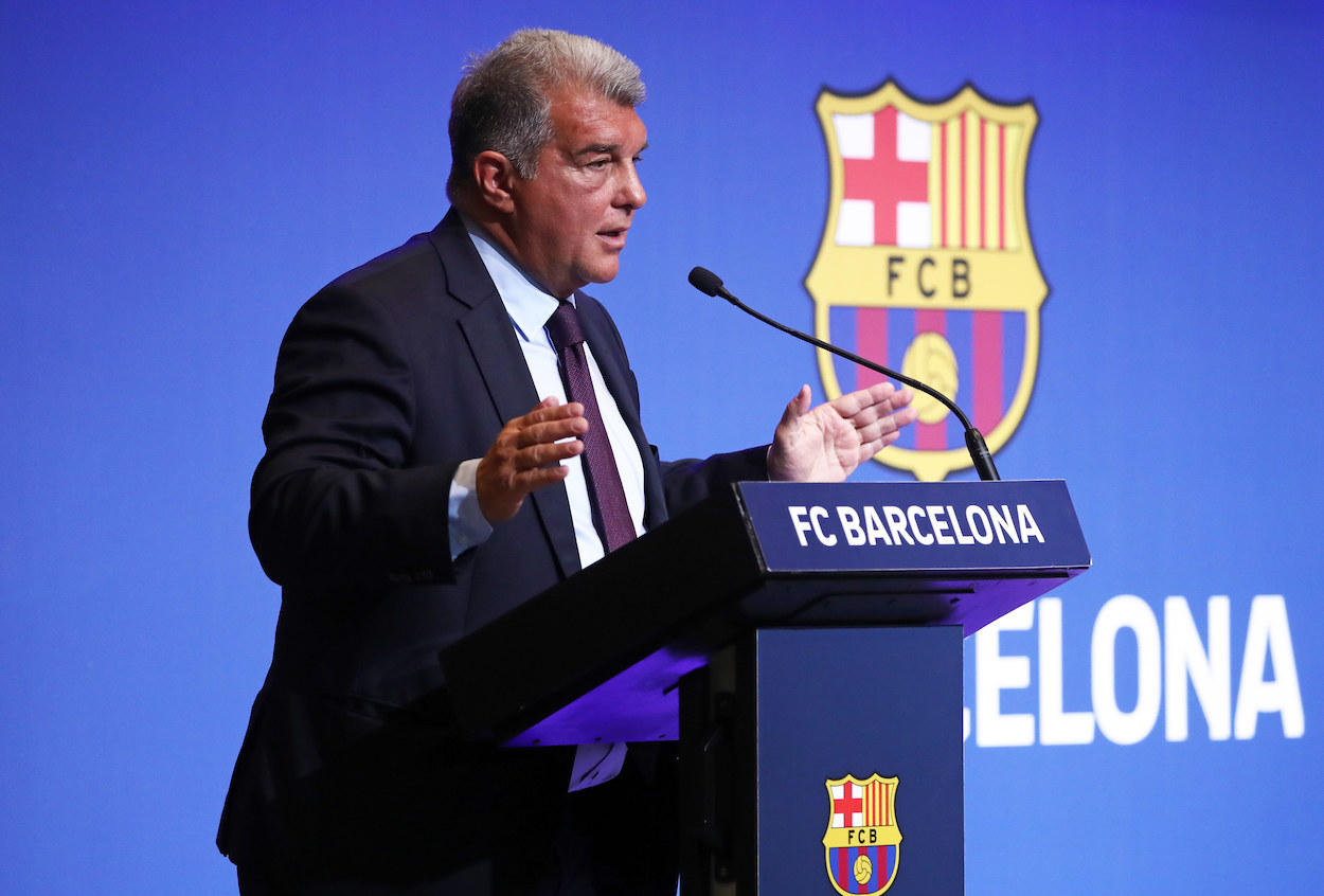 El presidente del FC Barcelona, Joan Laporta, en una fotografía de archivo. EP