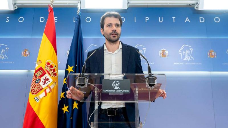 Los socios tildan de electoralista el plan de la Sareb del PSOE. Javier Sánchez, diputado de Podemos. EP