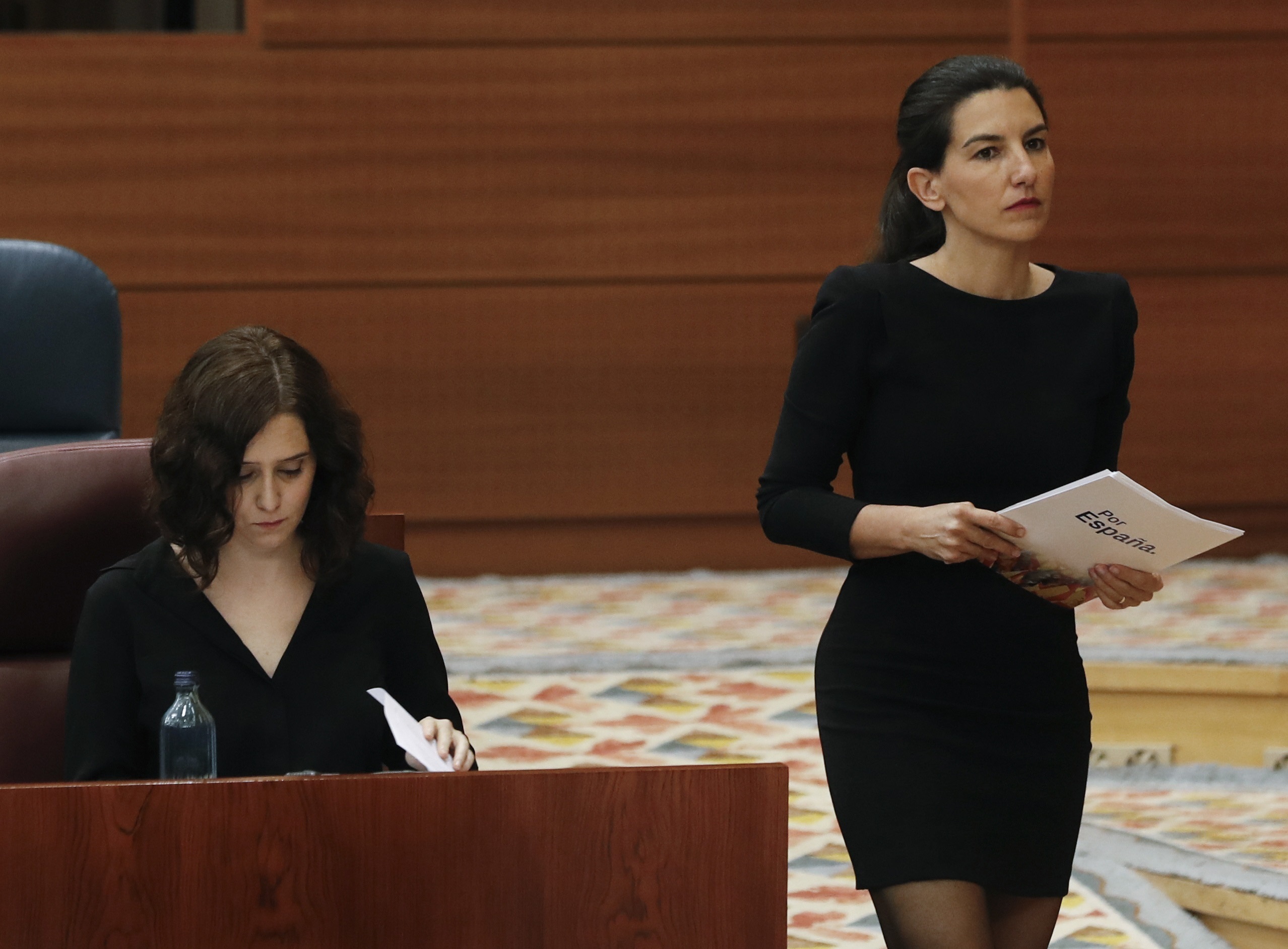 La portavoz de Vox en la Asamblea de Madrid, Rocío Monasterio. EP.