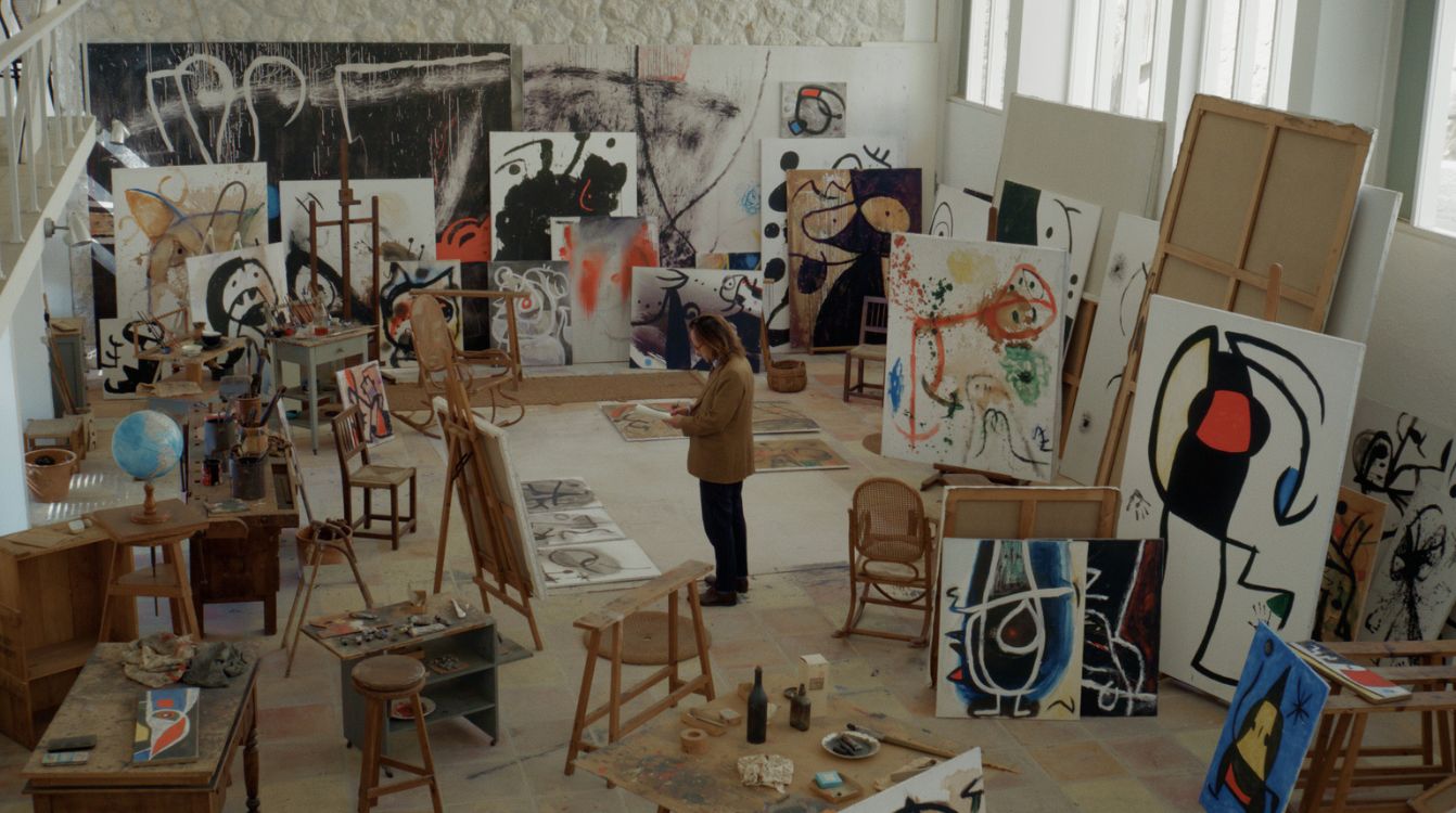 Fotograma del film Miró íntimo