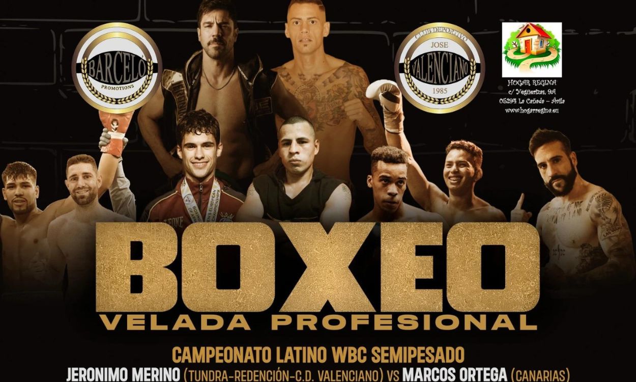 Nueva velada de boxeo profesional en el José Valenciano este sábado 22 de abril