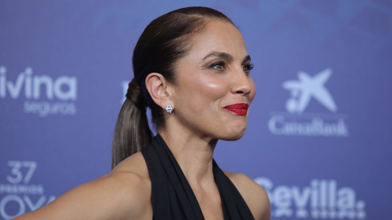 La actriz Toni Acosta, protagonista de la serie '4 estrellas' de RTVE en los Premios Goya 2023. EP