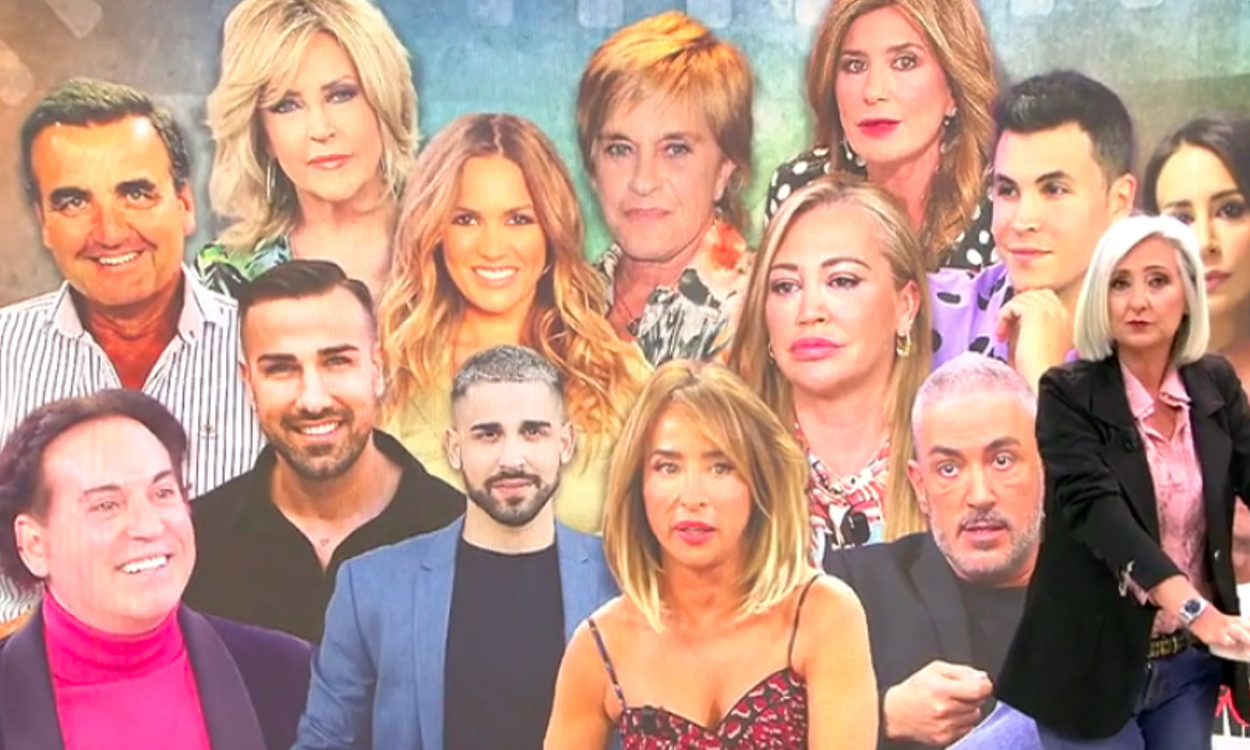 Fotomontaje de los colaboradores de 'Sálvame'. Mediaset España