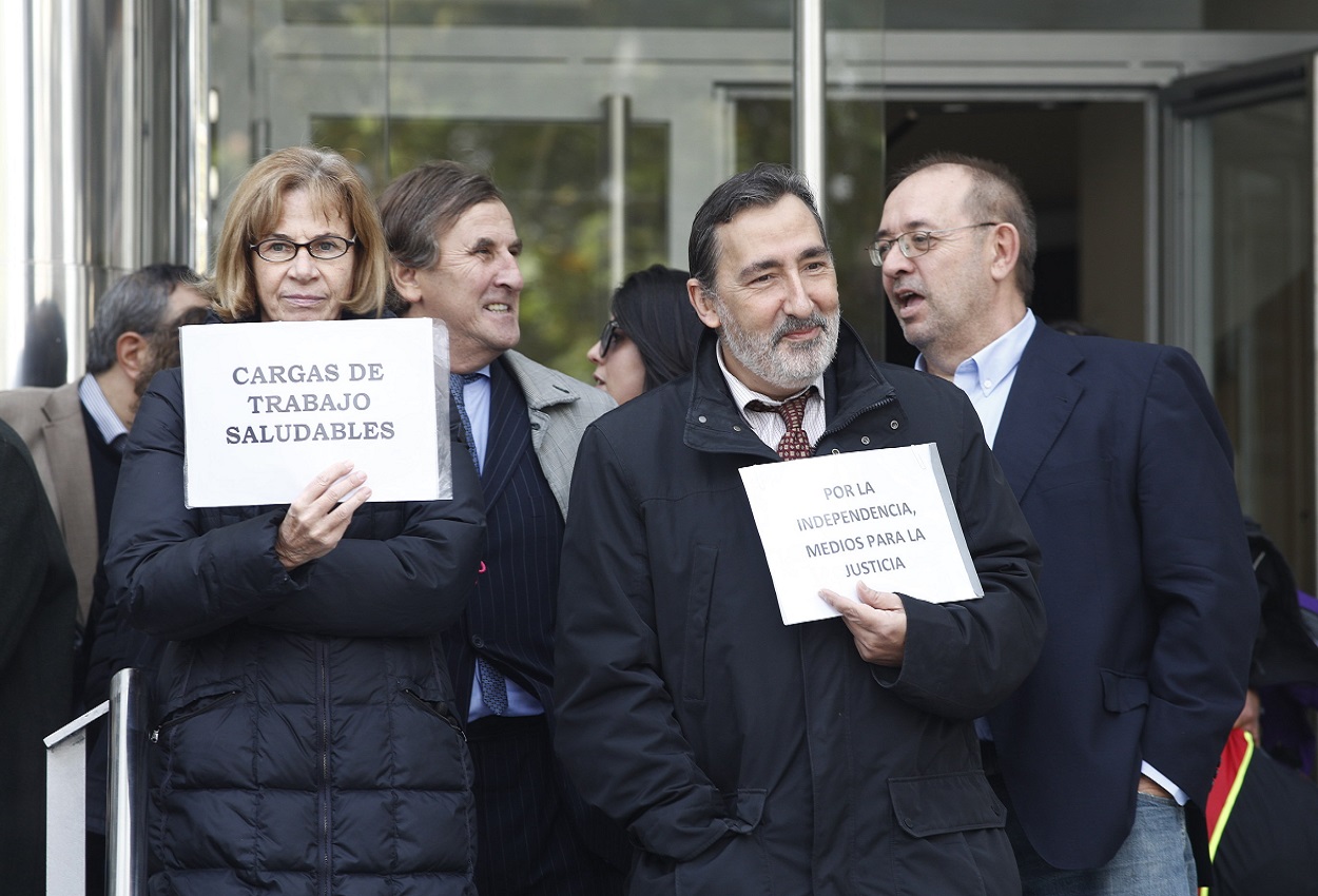 Los jueces y fiscales amenazan con la huelga indefinida el 16 de mayo
