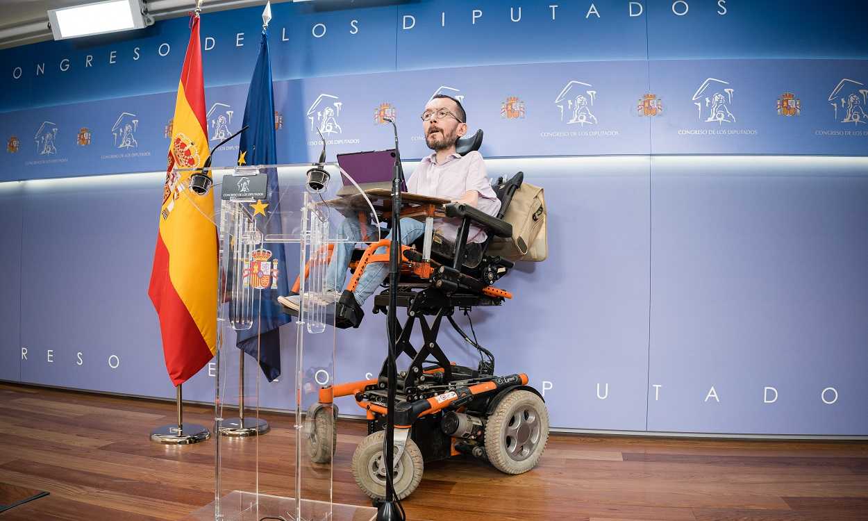 La última reivindicación de Echenique en el Congreso: "¡Menuda vergüenza!"