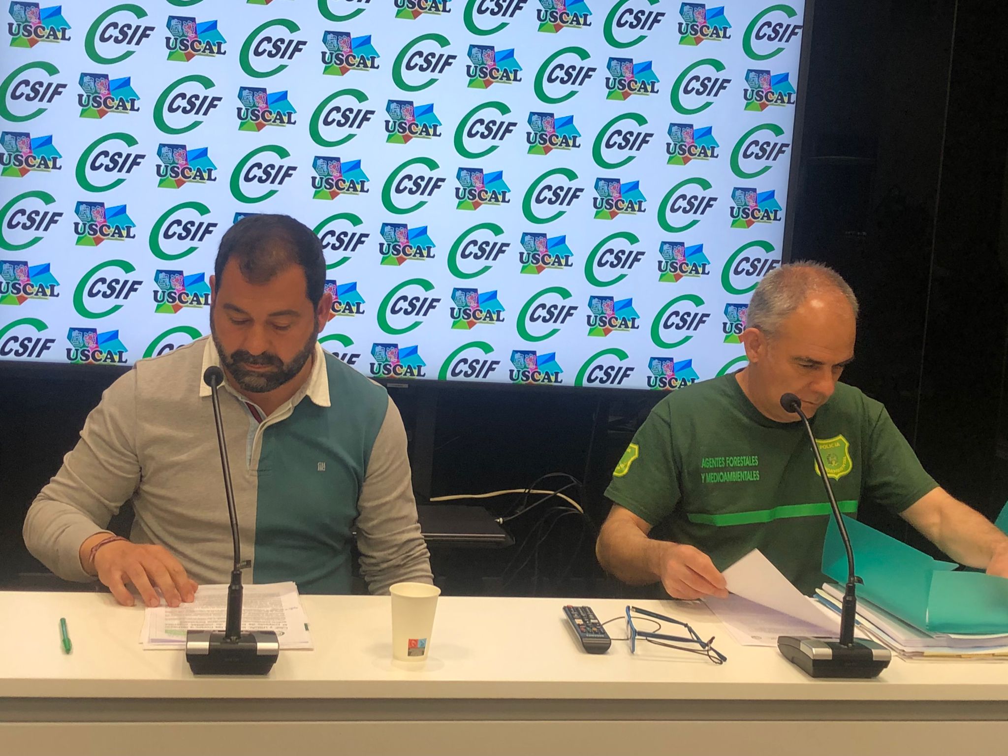 Argulo y Escolar durante la rueda de prensa en Valladolid. Franca Velasco