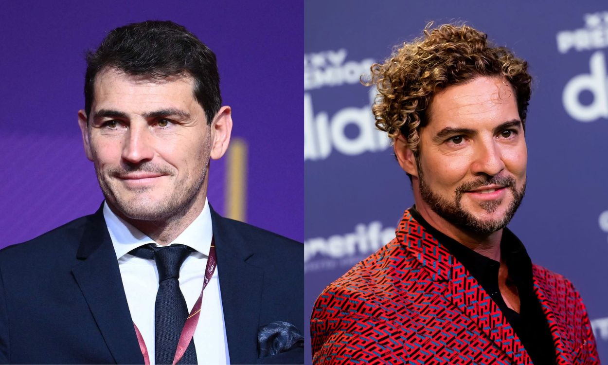 Iker Casillas y David Bisbal.