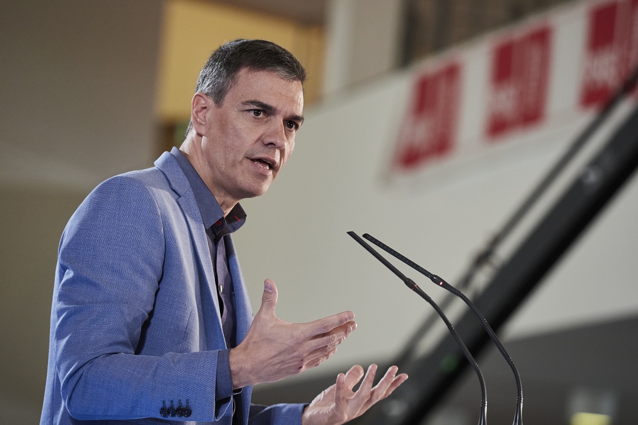 El secretario general del PSOE y presidente del Gobierno, Pedro Sánchez, en una foto de archivo. EP