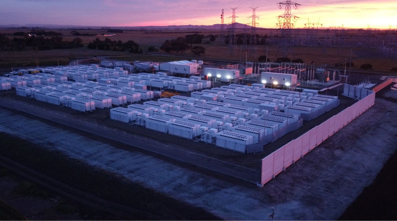 La Victorian Big Battery, una de las plantas de baterías del Grupo ACS en Australia