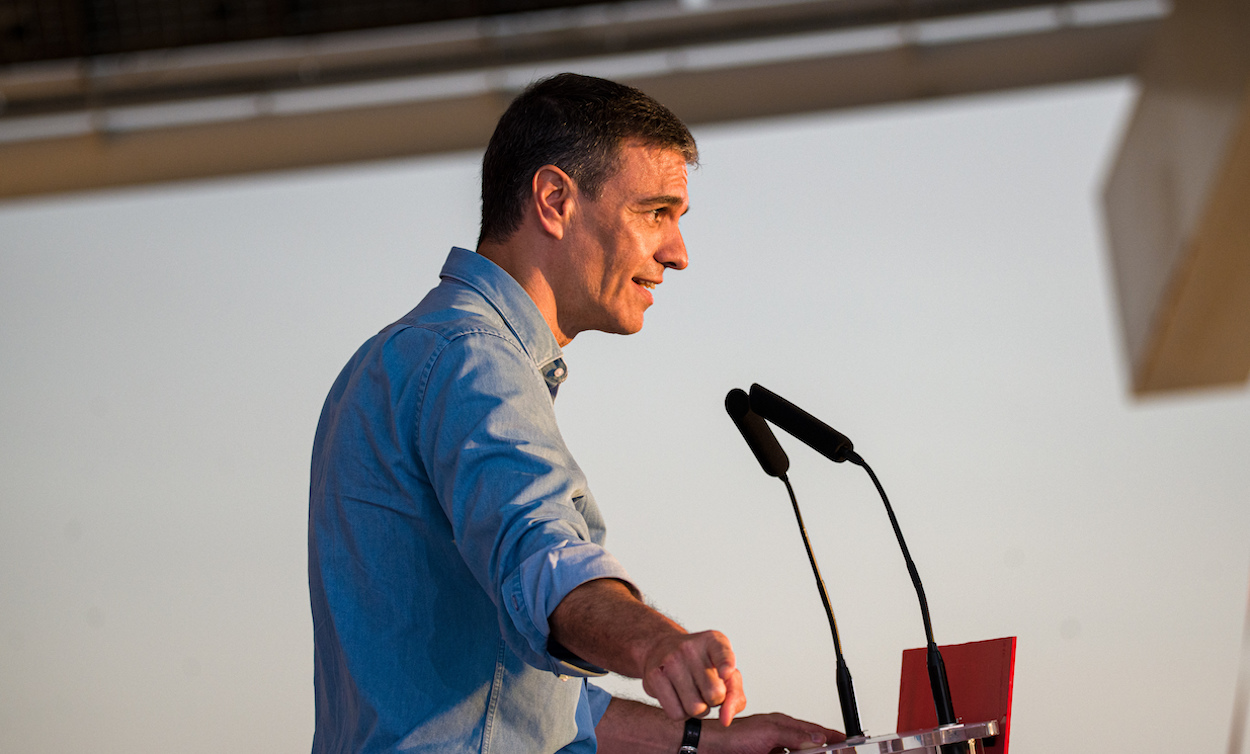 Sánchez muestra su compromiso para impedir los regadíos de Doñana. EP