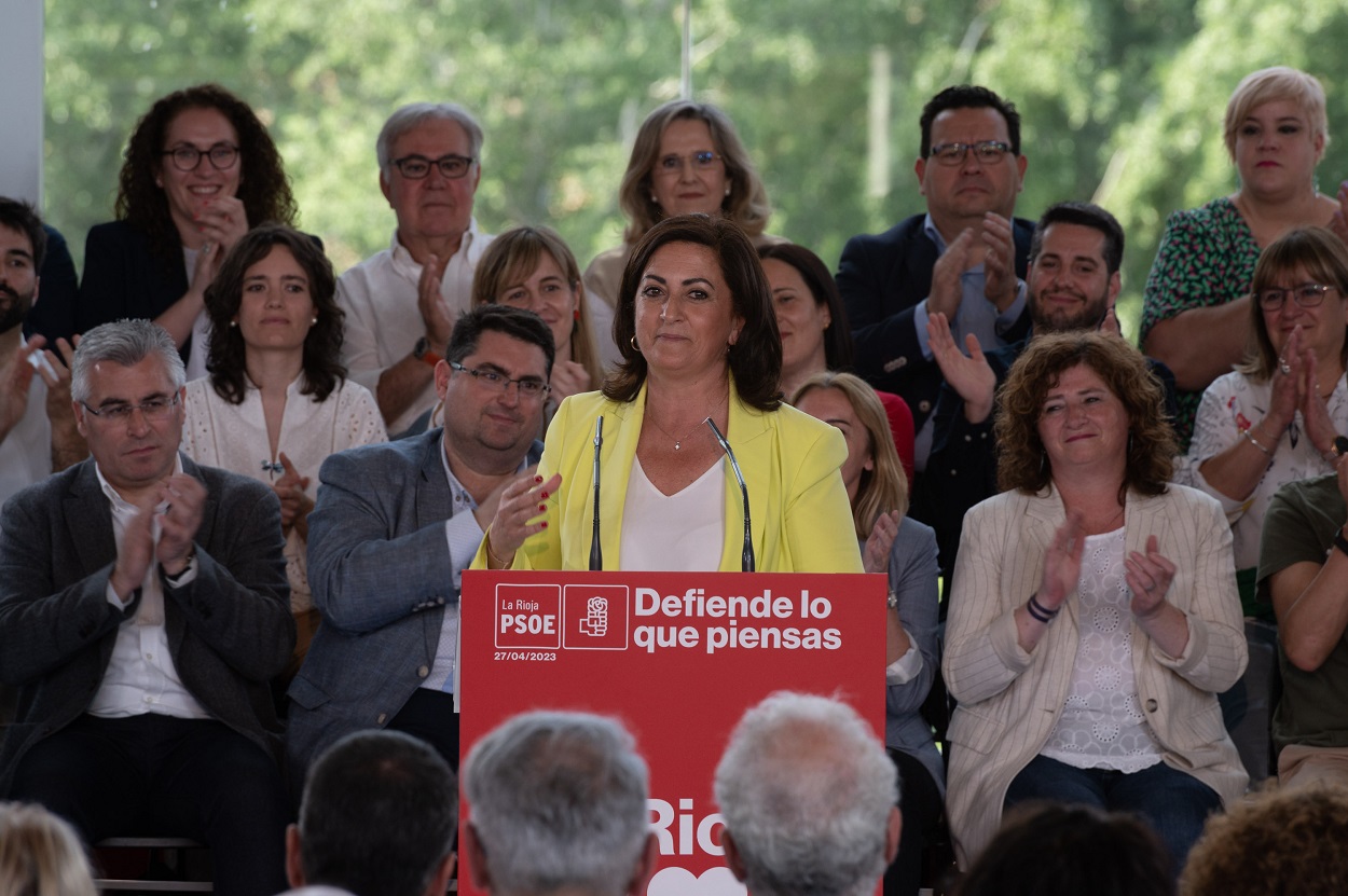 Concha Andreu, presidenta de La Rioja y secretaria general del PSOE en la región. EP
