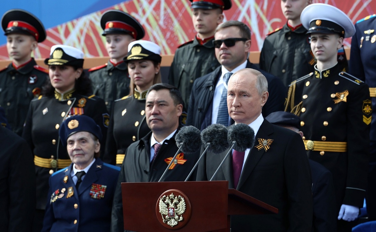 El presidente ruso, Vladimir Putin, en el Desfile del Día de la Victoria. Kremlin / Dpa