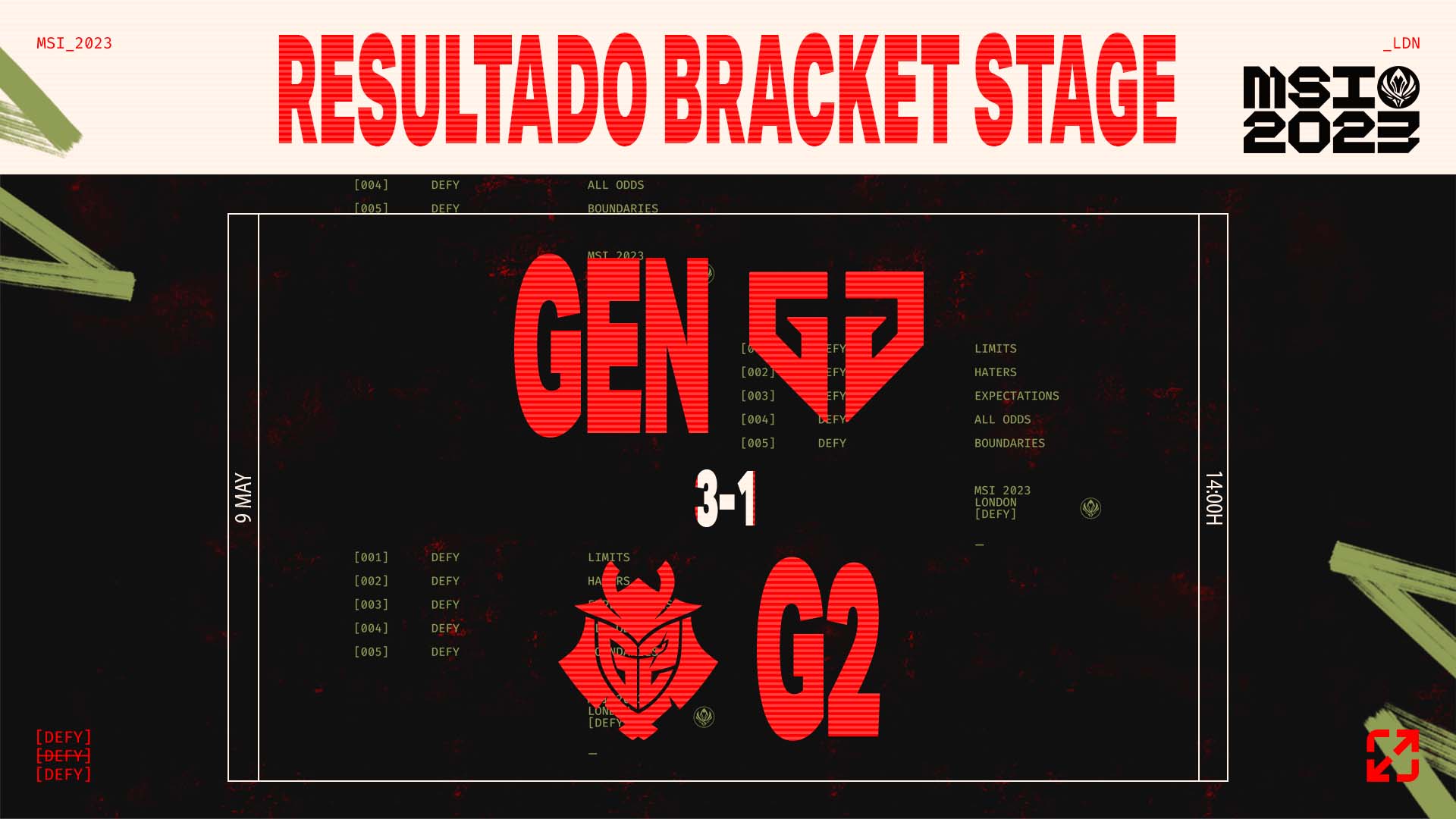 Gen.G se impone a G2 Esports en el MSI