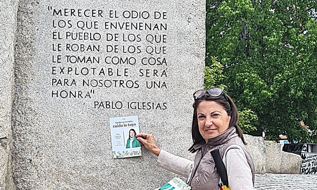 La candidata de Vox a la alcaldía de A Coruña, Eva Castro Caridad