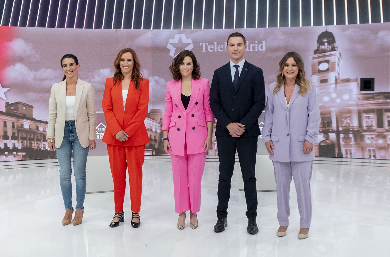 Los candidatos a la Presidencia de la Comunidad de Madrid. EP