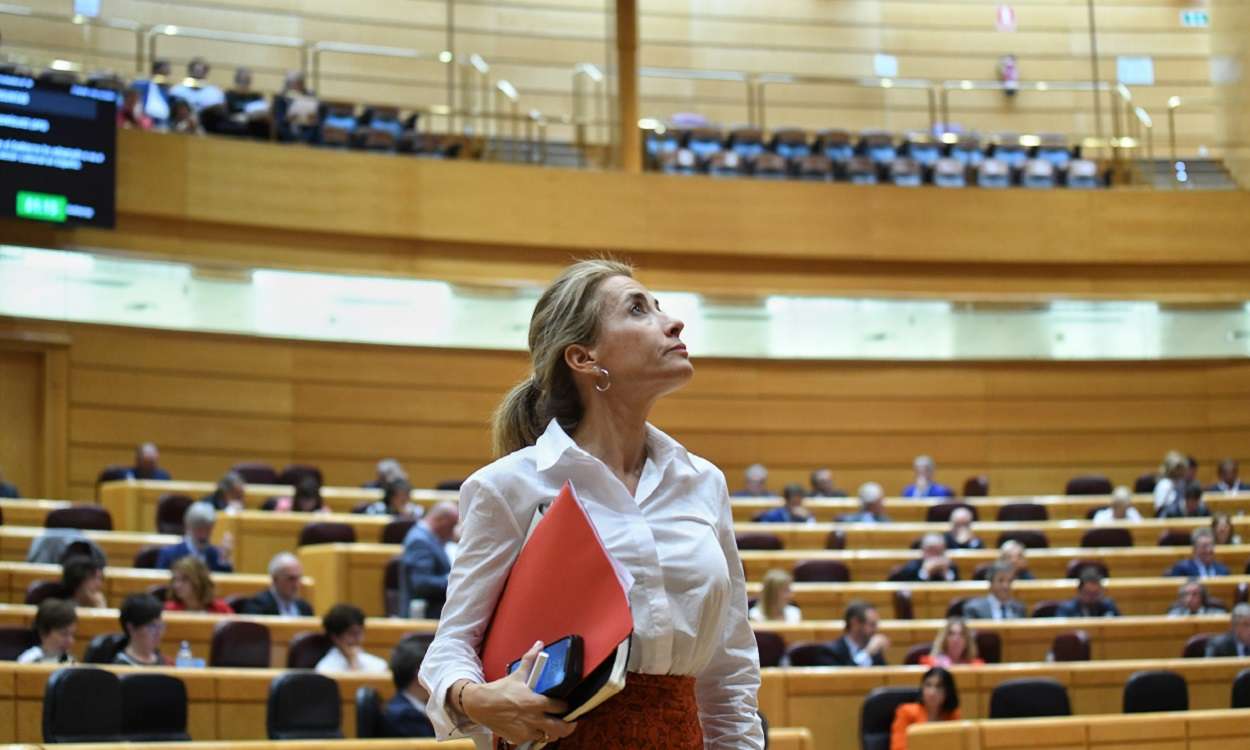 El Senado da luz verde a la Ley de Vivienda. La ministra de Transportes, Raquel Sánchez. EP