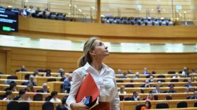 El Senado da luz verde a la Ley de Vivienda. La ministra de Transportes, Raquel Sánchez. EP