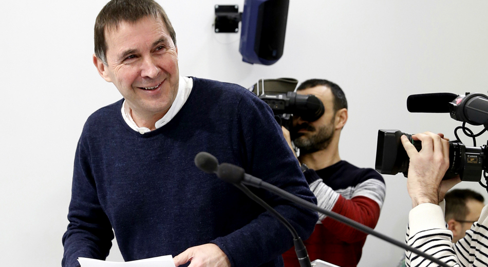 El exlíder de Batasuna Arnaldo Otegi.