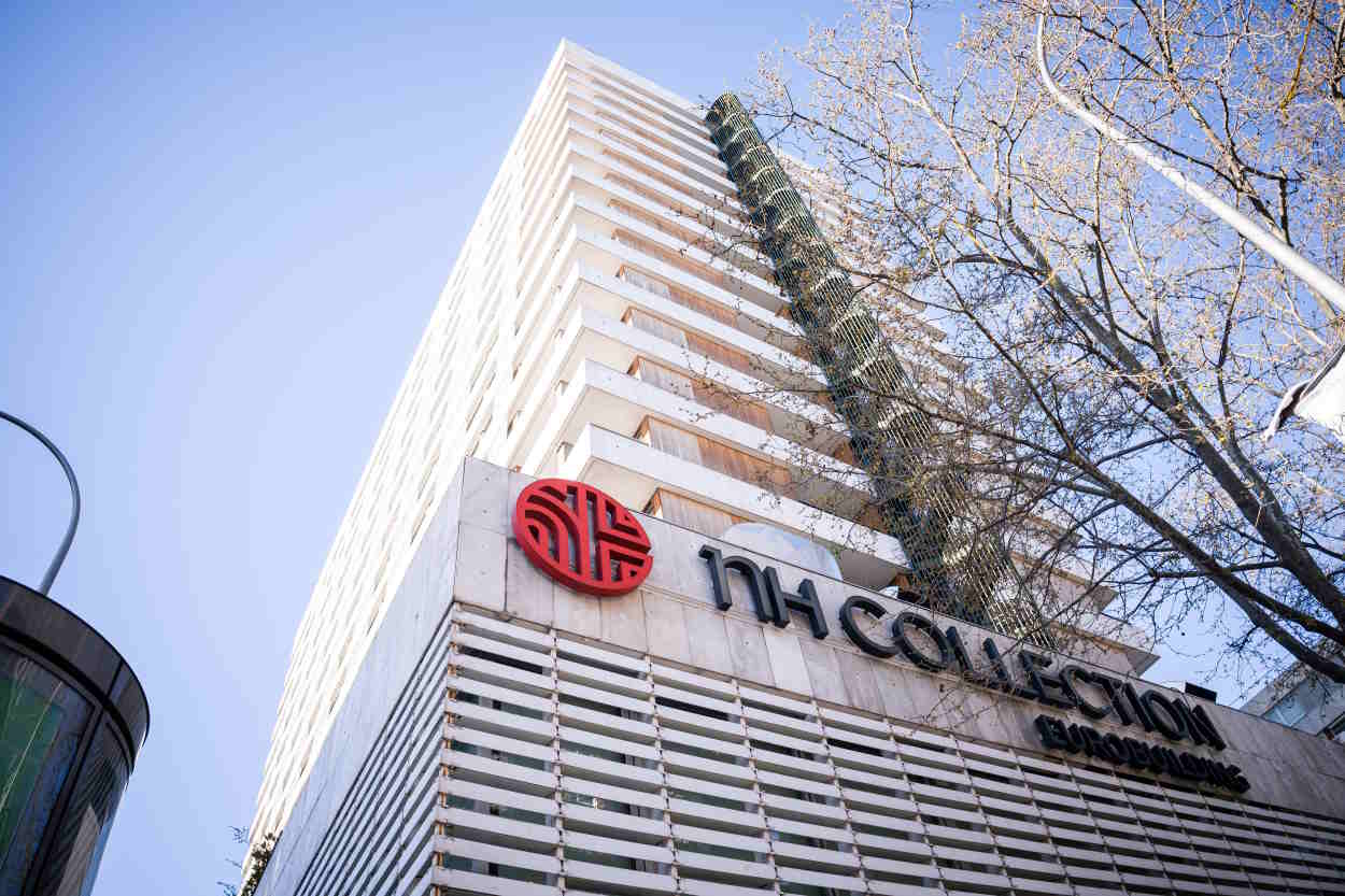 Fachada del NH Collection Eurobuilding en Madrid. EP