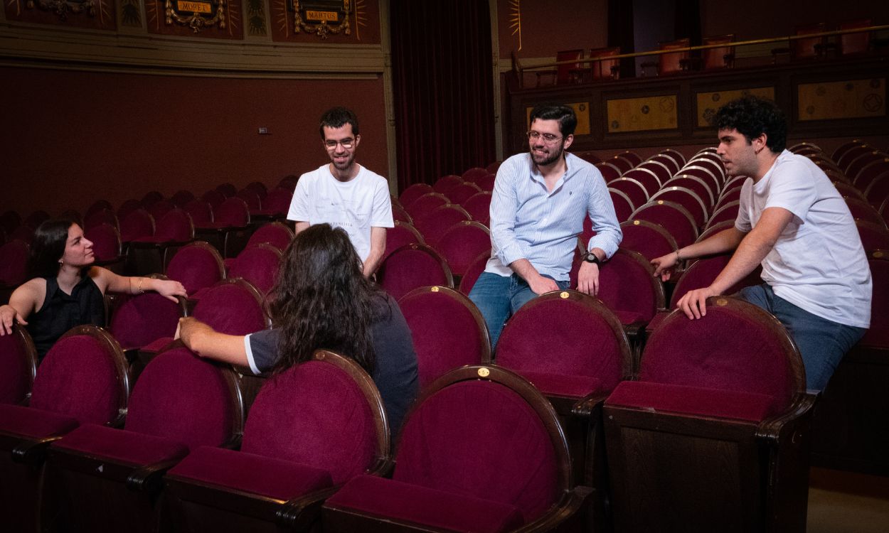 Integrantes de Café Universal en el Ateneo de Madrid. Imagen: Manu Rodríguez.