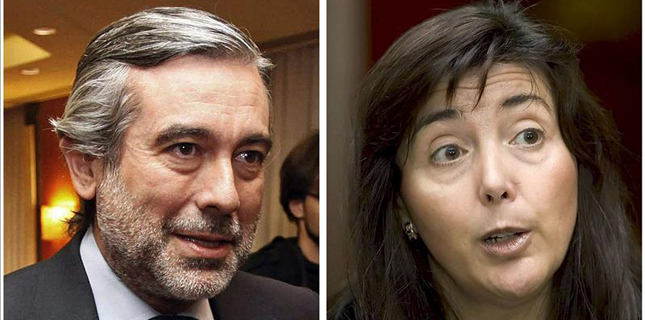 Enrique López y Concepción Espejel, dos jueces 'perseguidos' por su historial de cercanía al PP. 