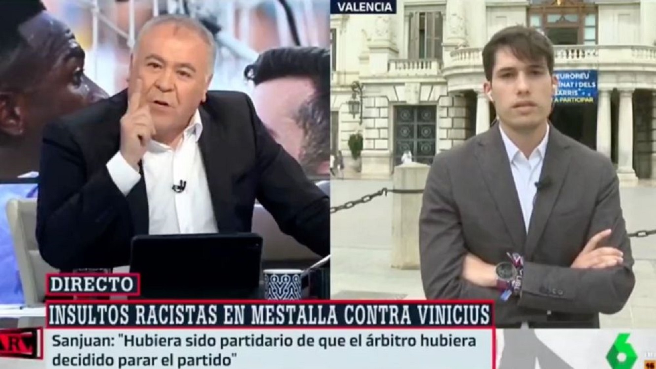 Antonio García Ferreras y Borja Sanjuan Roca, durante el programa de este lunes de 'Al Rojo Vivo'. laSexta.