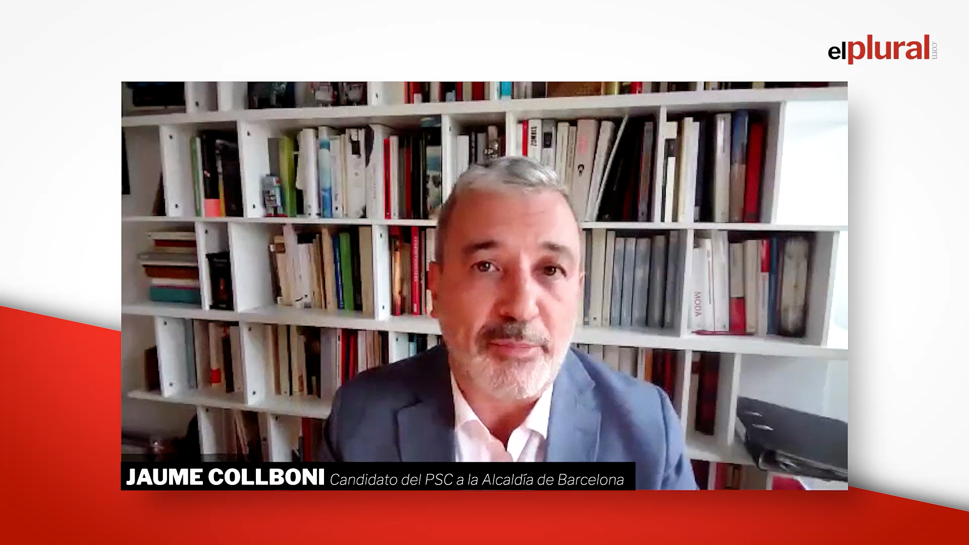 Jaume Collboni en la entrevista con ElPlural