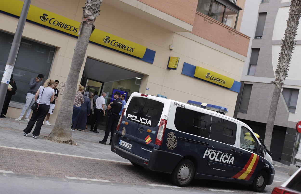 Oficina de correos en Melilla. EP