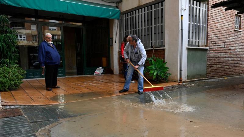 Efectos de la DANA en una vivienda de la ciudad de Cartagena a 23 de mayo de 2023. EP