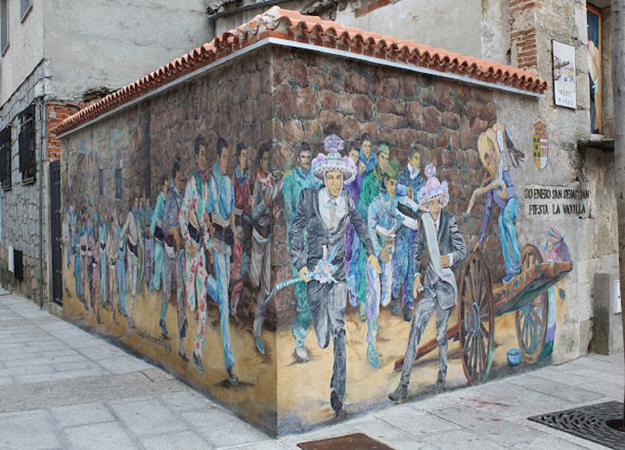 Fresnedillas de la Oliva, el pueblo de Madrid con su propia Banksy y que fue fundamental en la llegada del hombre a la Luna