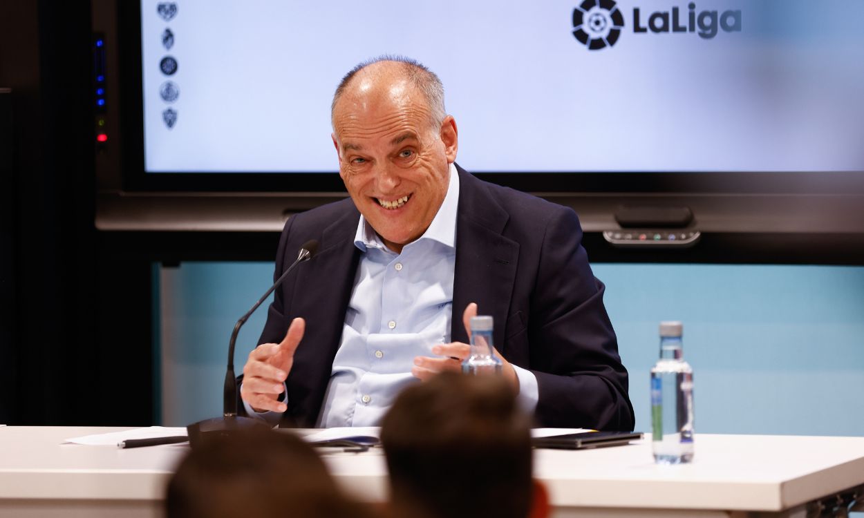 El presidente de LaLiga, Javier Tebas