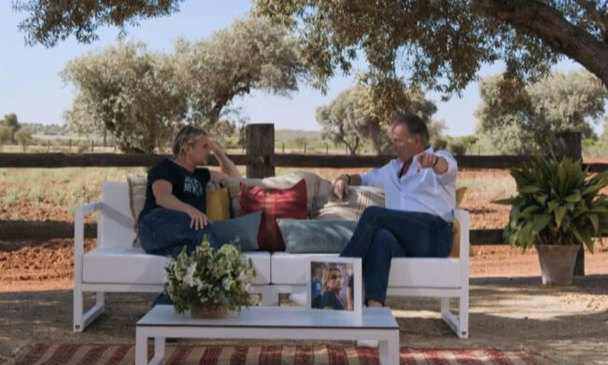 Nacho Cano durante su entrevista en 'Mi casa es la tuya' junto al presentador Bertín Osborne. Telecinco