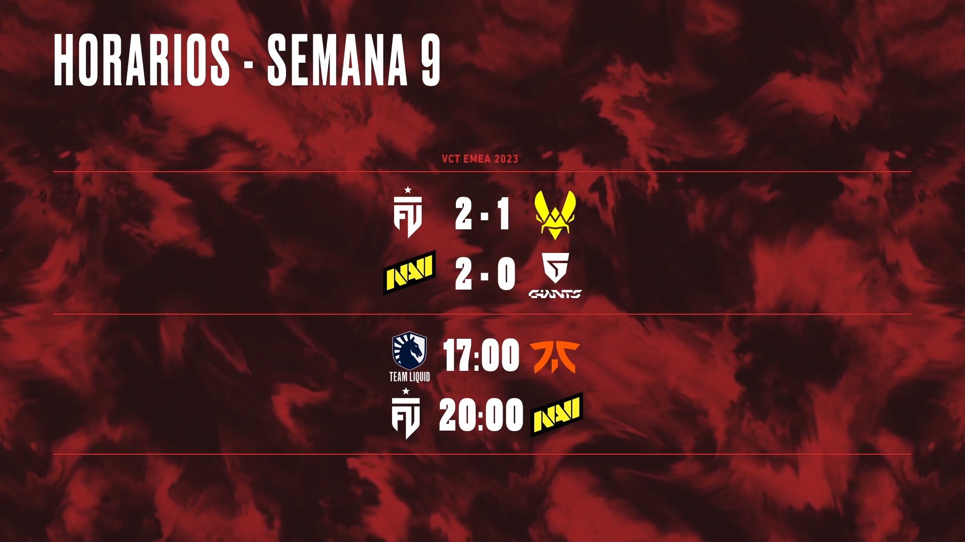 Giants y Vitality se quedan fuera de los playoffs de la VCT EMEA