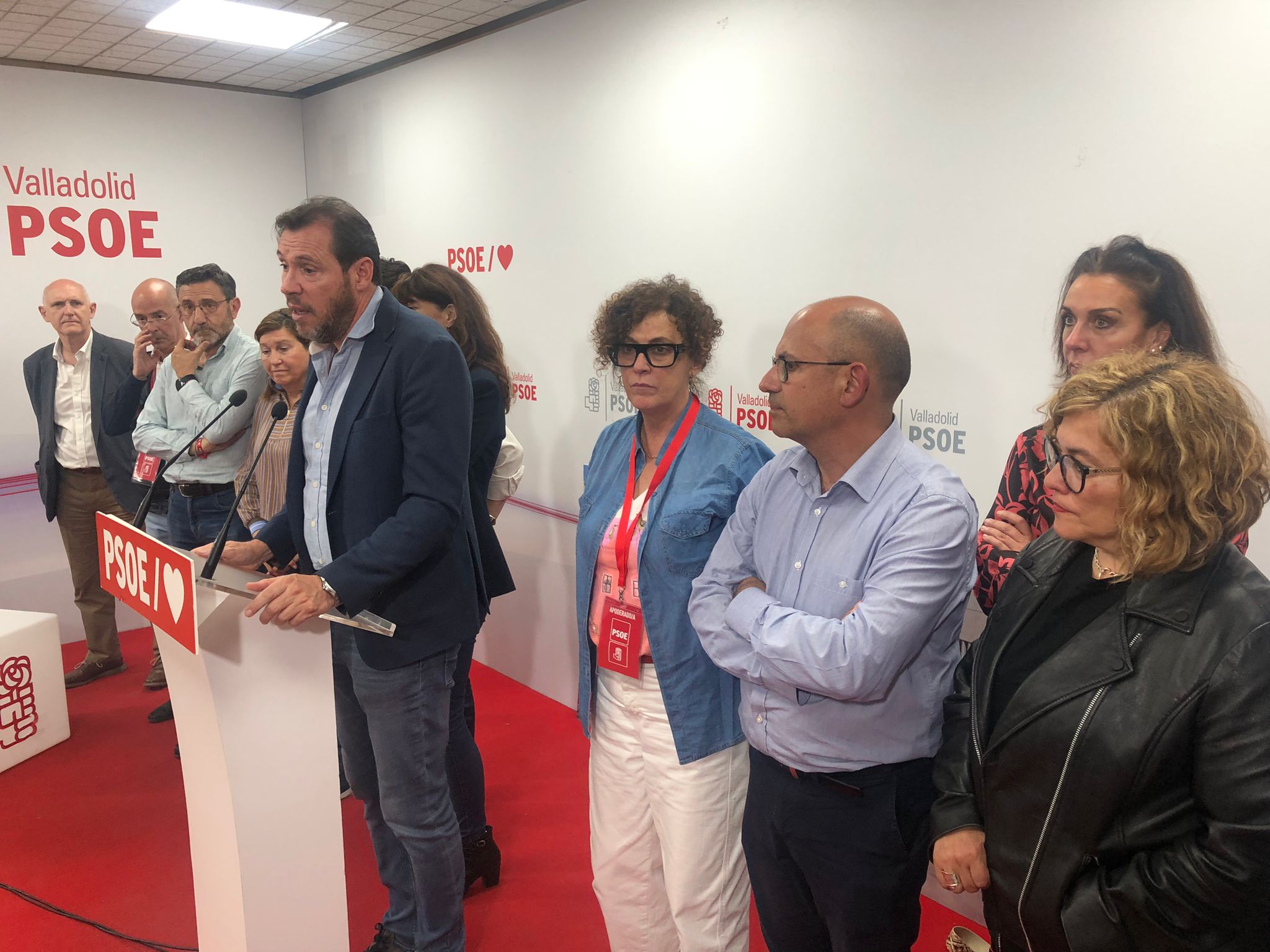 Óscar Puente, en rueda de prensa. Franca Velasco