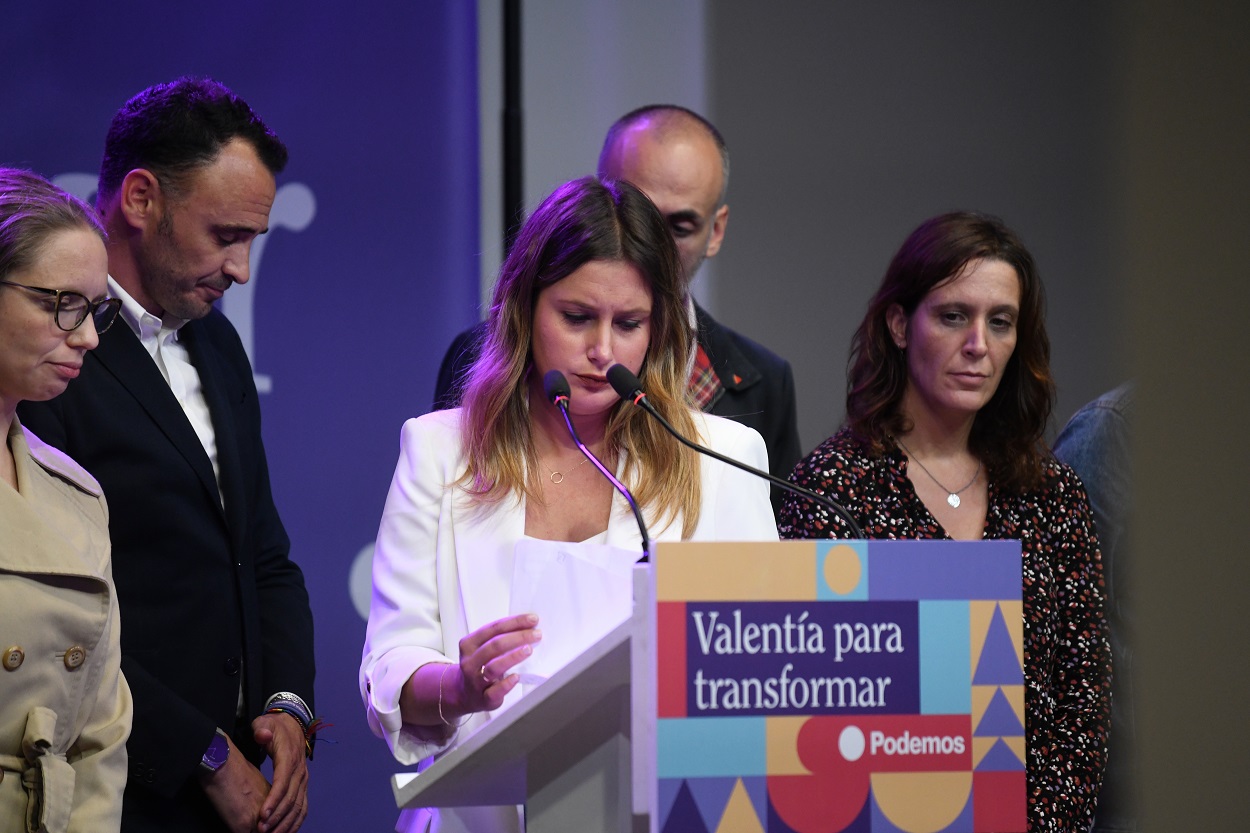 Alejandra Jacinto interviene tras los malos resultados de Podemos. EP