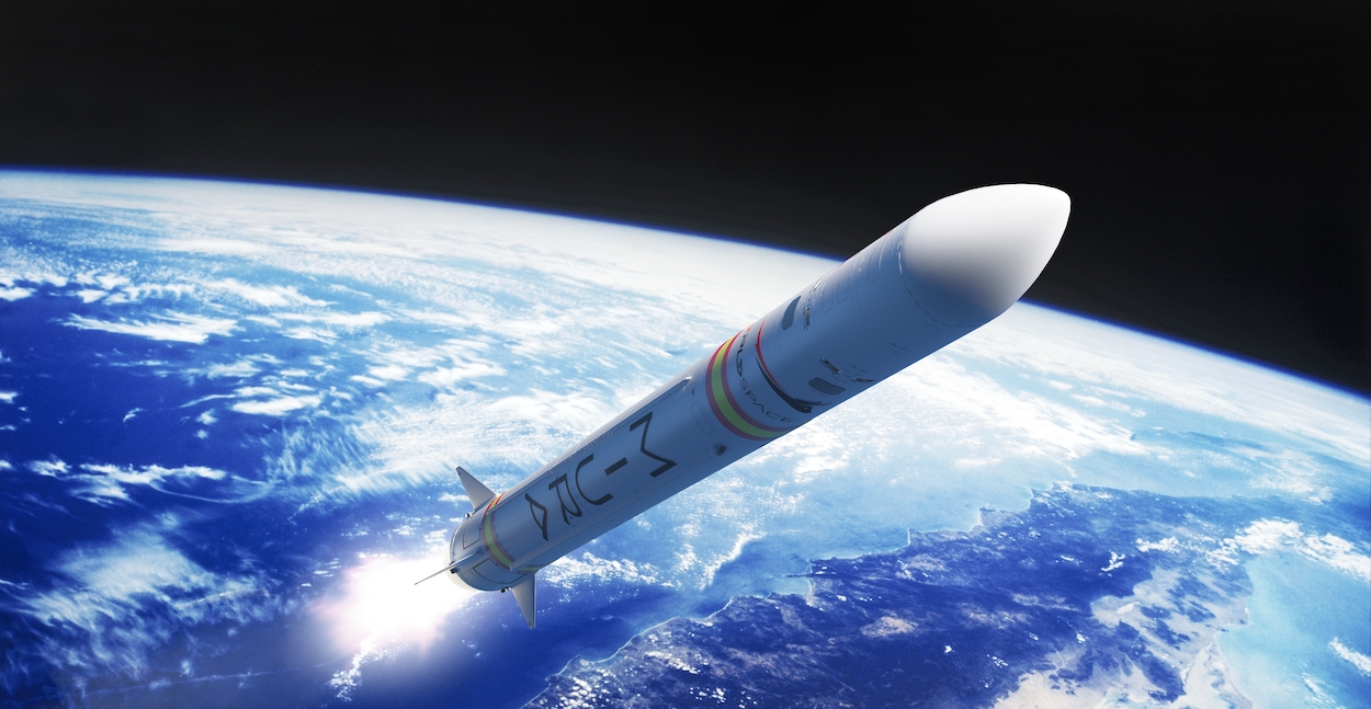 El cohete MIURA-1.