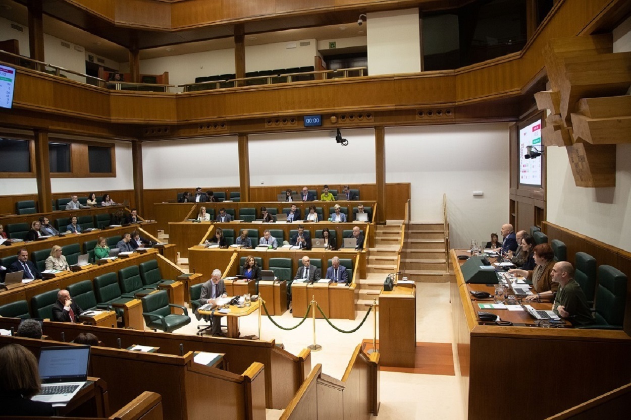 Pleno del parlamento vasco. EP.