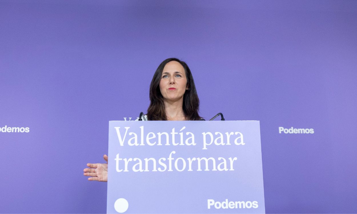 La secretaria general de Podemos, Ione Belarra. EP.