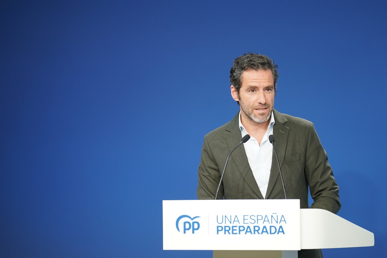 El portavoz de campaña del PP, Borja Sémper. Diego Crespo.