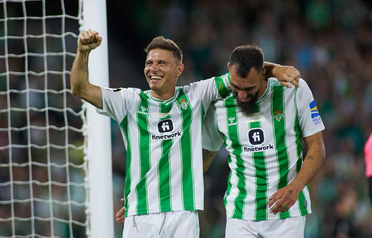 Joaquín Sánchez durante su partido homenaje. EP