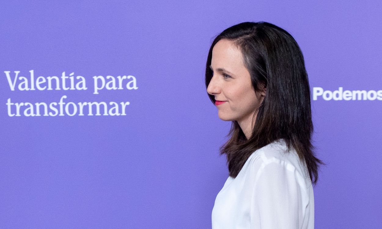 La secretaria general de Podemos, Ione Belarra. EP.