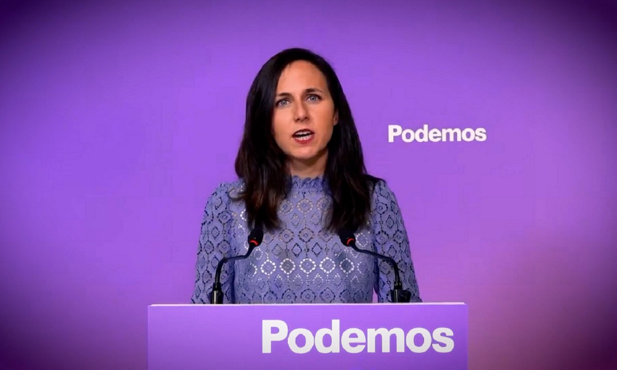 La líder de Podemos y ministra de Derechos Sociales. Youtube