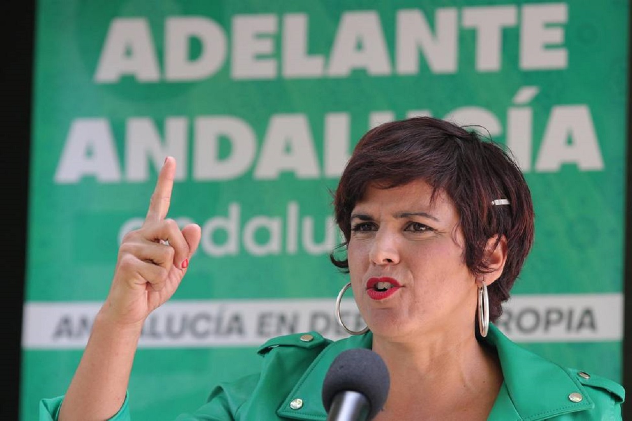 La líder de Adelante Andalucía, Teresa Rodríguez, en una imagen de archivo.