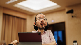 El exdirigente de Podemos, Pablo Echenique, en una imagen de archivo. EP.